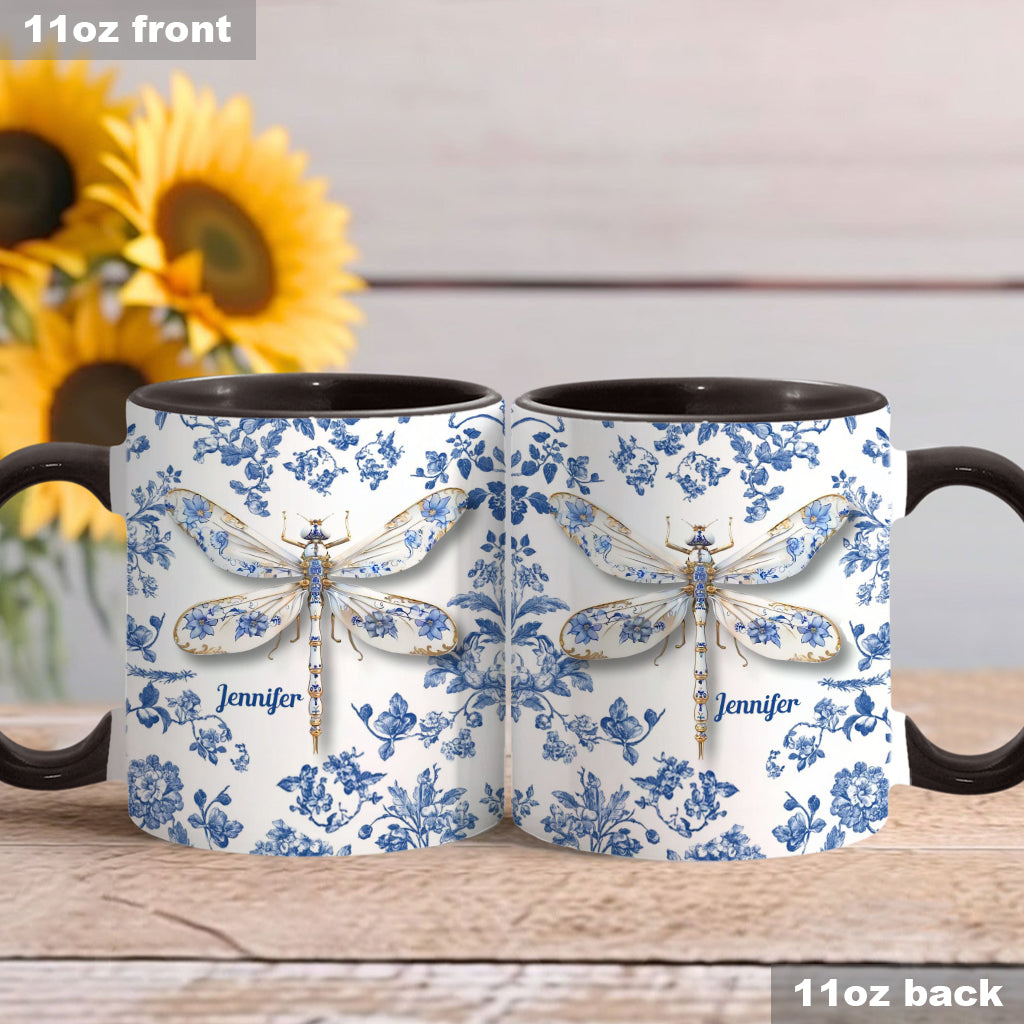 Love Dragonflies - Personalized Gardening Accent Mug
