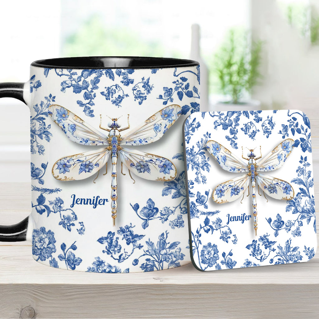 Love Dragonflies - Personalized Gardening Accent Mug