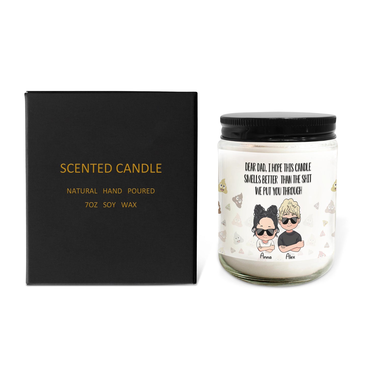 Chère maman, cher papa - Cadeau humoristique - Cadeau pour maman, grand-mère, grand-père, papa - Personnalisé 