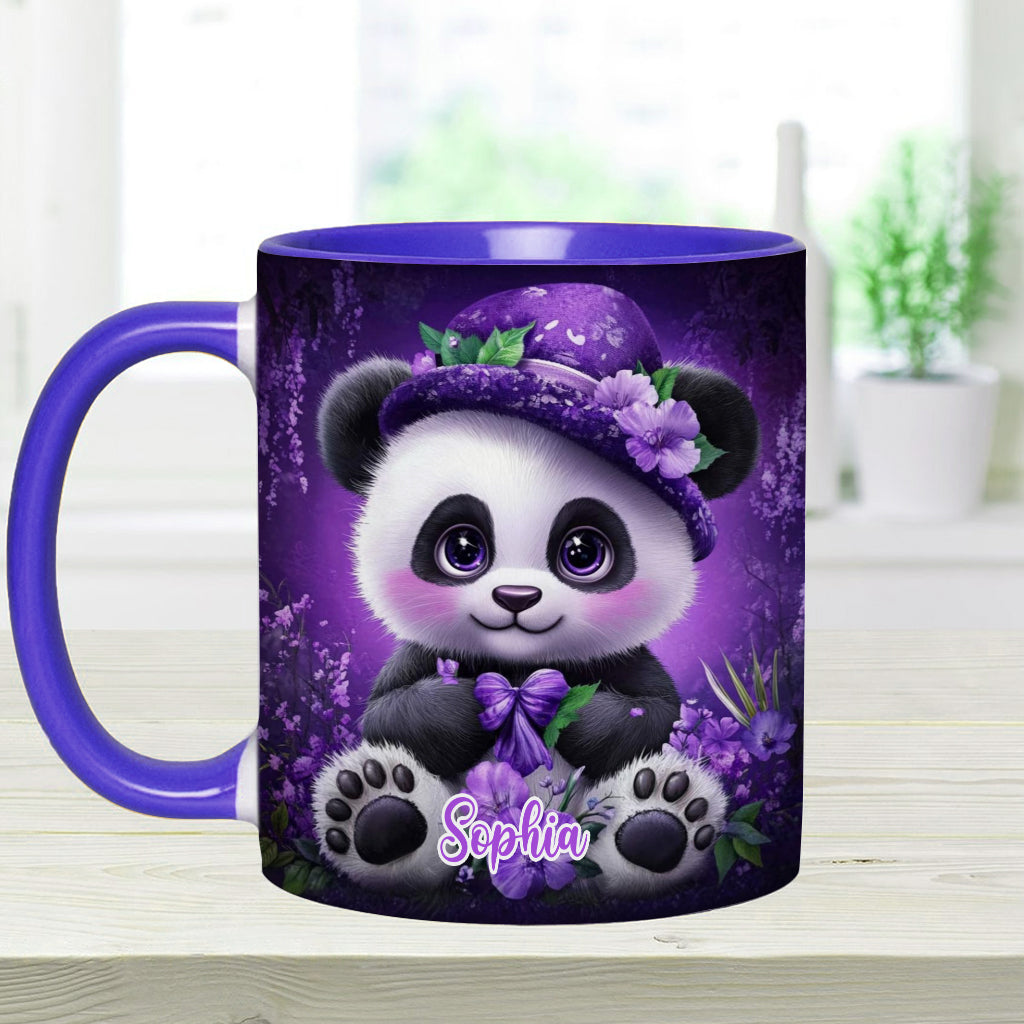 Mug personnalisé Panda mignon - Mug à motif panda pour les amoureux des pandas