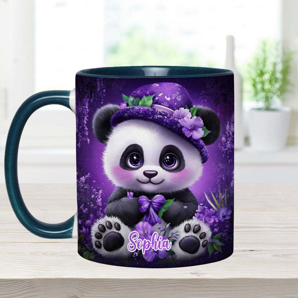 Mug personnalisé Panda mignon - Mug à motif panda pour les amoureux des pandas