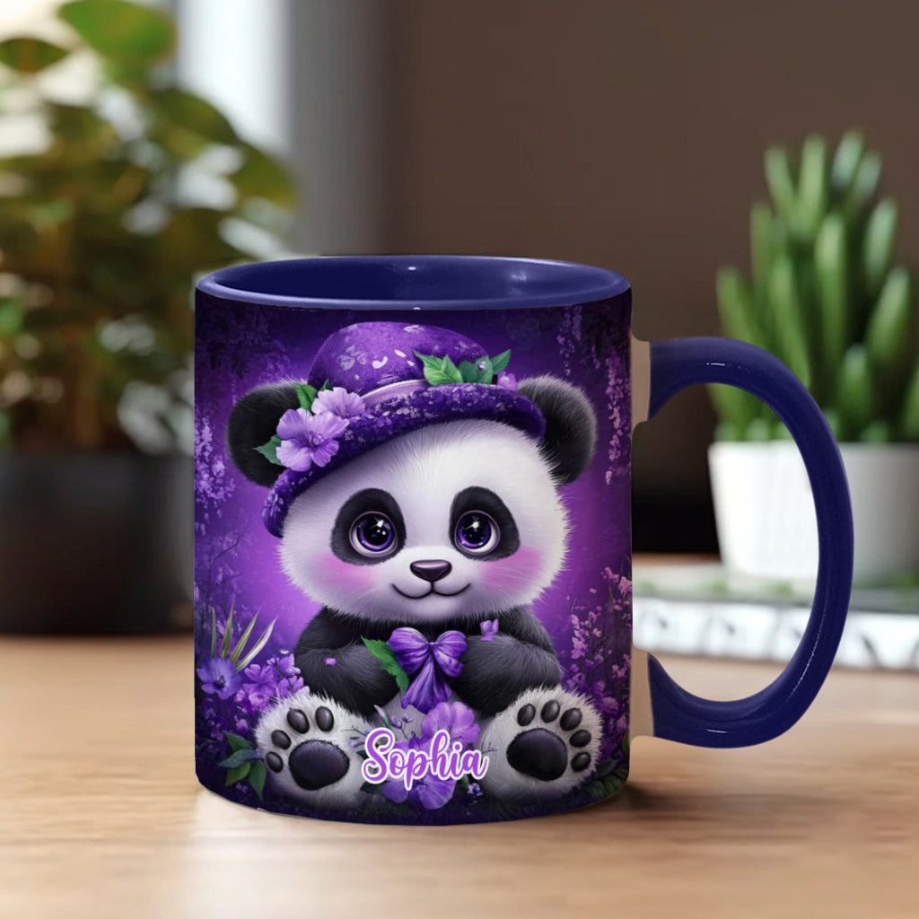 Mug personnalisé Panda mignon - Mug à motif panda pour les amoureux des pandas