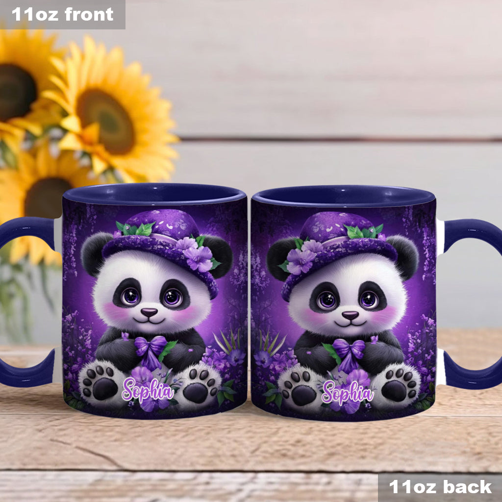 Mug personnalisé Panda mignon - Mug à motif panda pour les amoureux des pandas