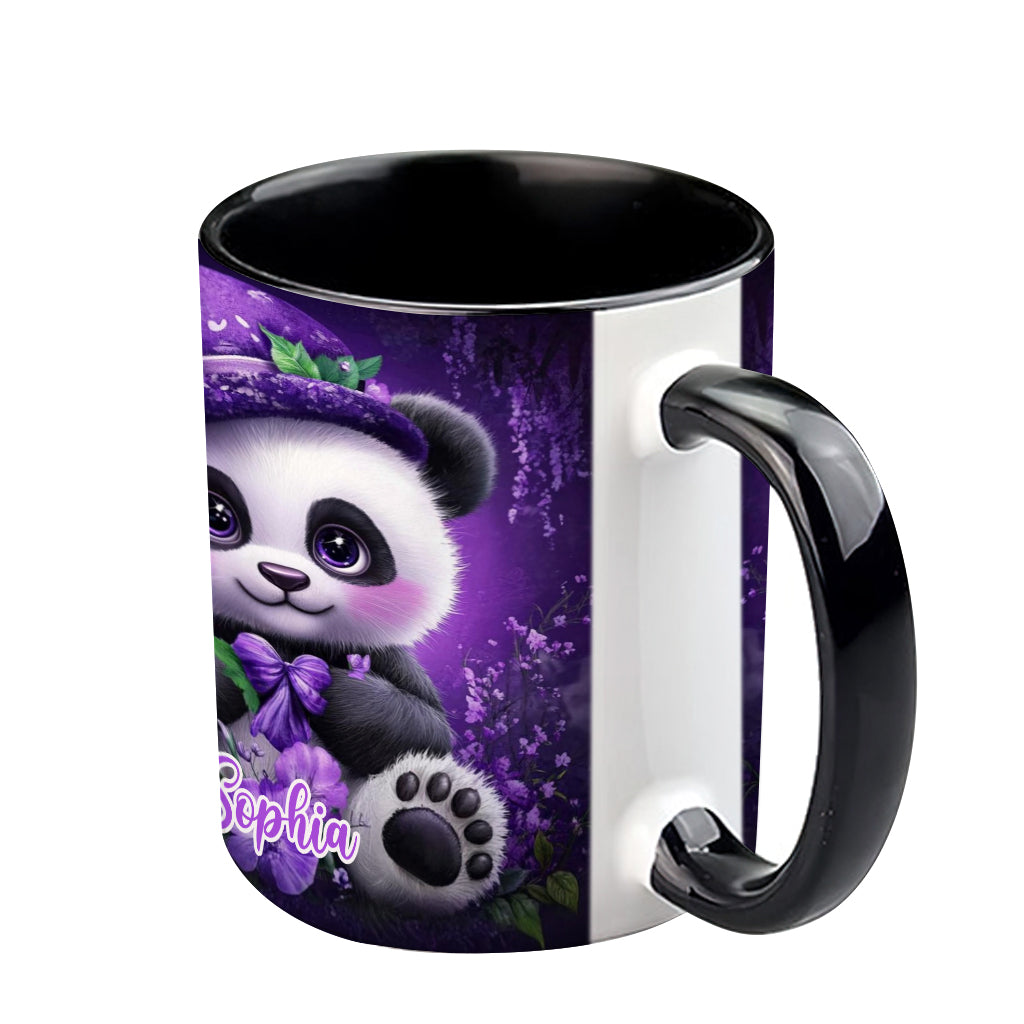 Mug personnalisé Panda mignon - Mug à motif panda pour les amoureux des pandas