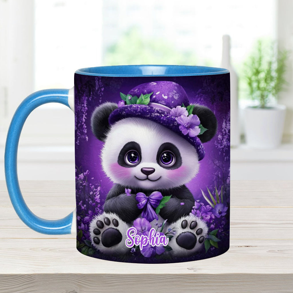 Mug personnalisé Panda mignon - Mug à motif panda pour les amoureux des pandas
