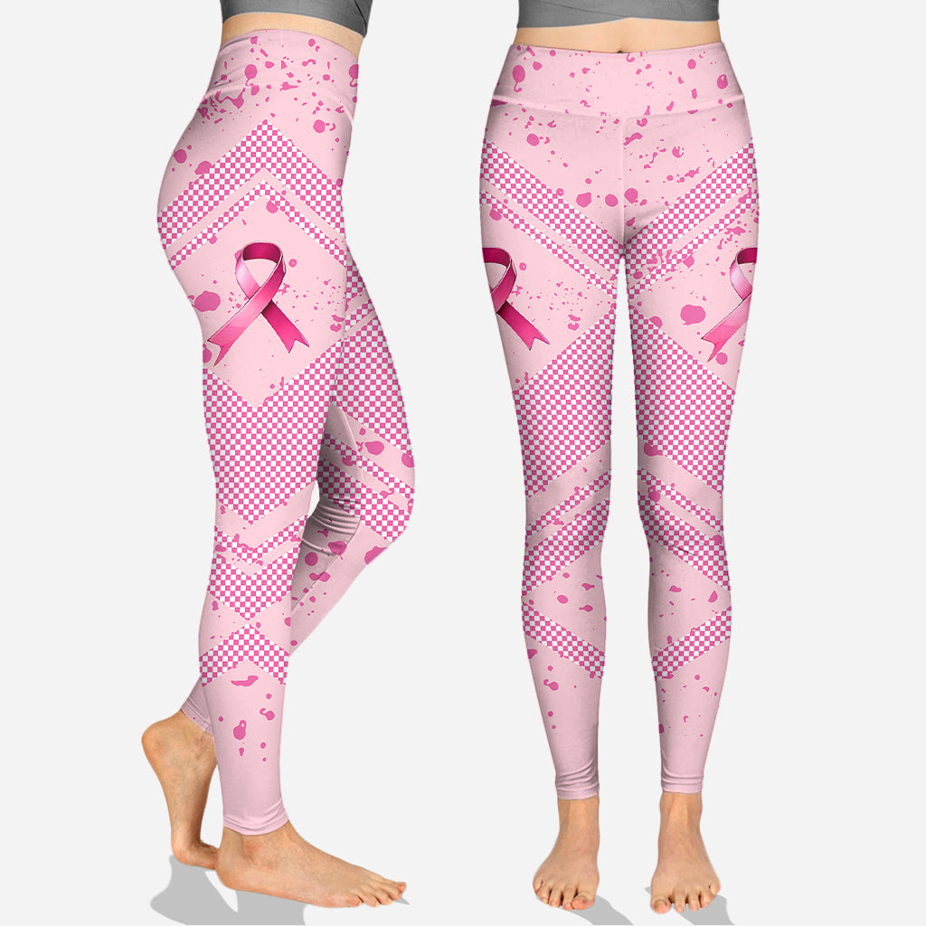 En octobre, nous portons du rose pour sensibiliser au cancer du sein : sweat à capuche et legging