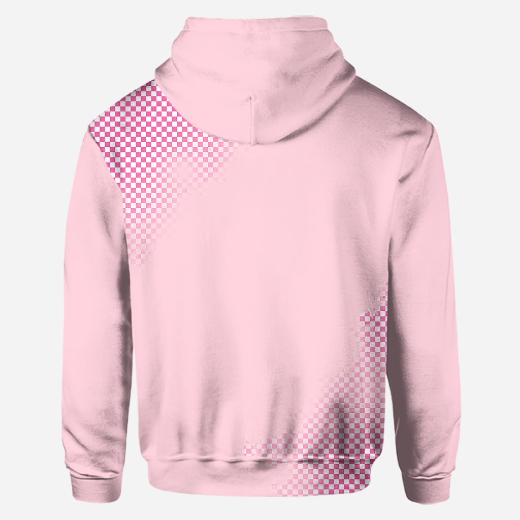 En octobre, nous portons du rose pour sensibiliser au cancer du sein : sweat à capuche et legging