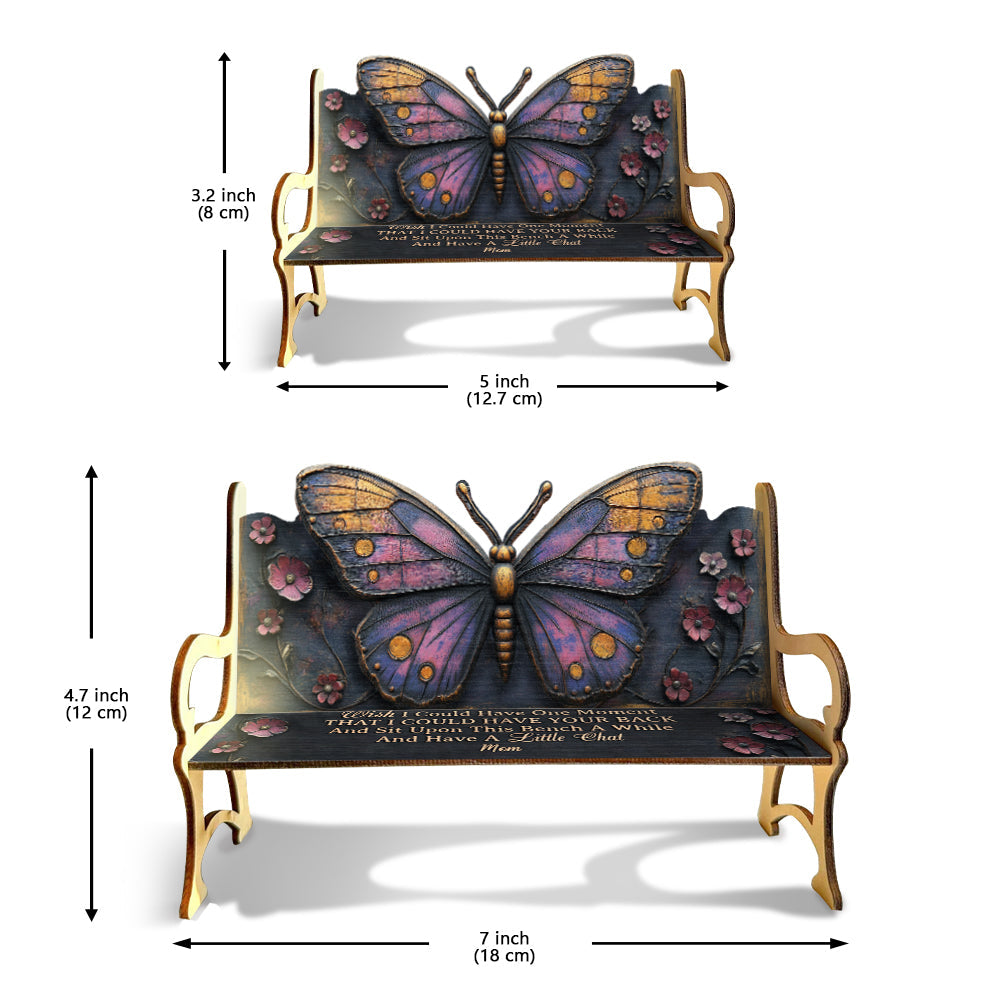 I Have Your Back - Personalized Memorial Wooden Bench