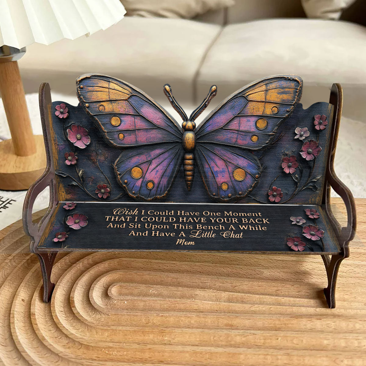 I Have Your Back - Personalized Memorial Wooden Bench