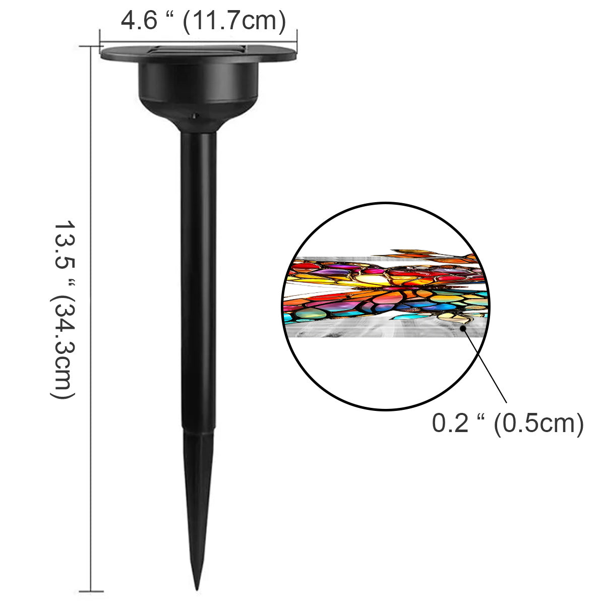 Stunning Butterfly Dragonfly Bee Hummingbird - Personalized Gardening Garden Solar Light