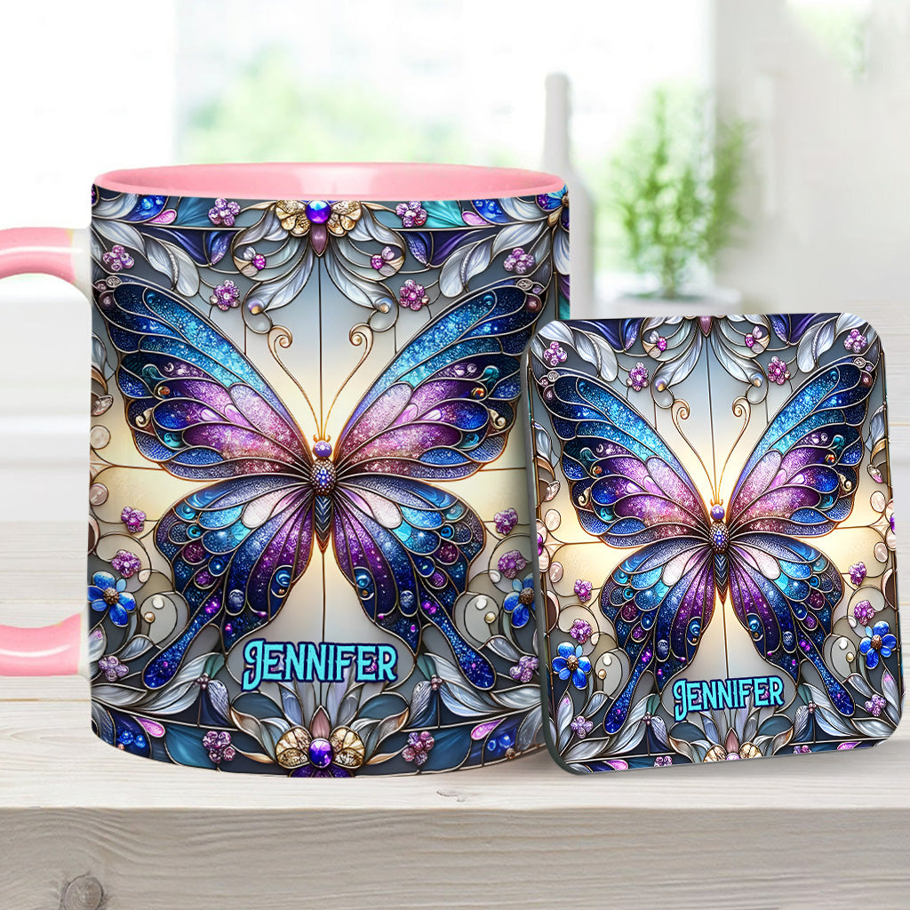Mug personnalisé à motif papillon - Magnifique papillon