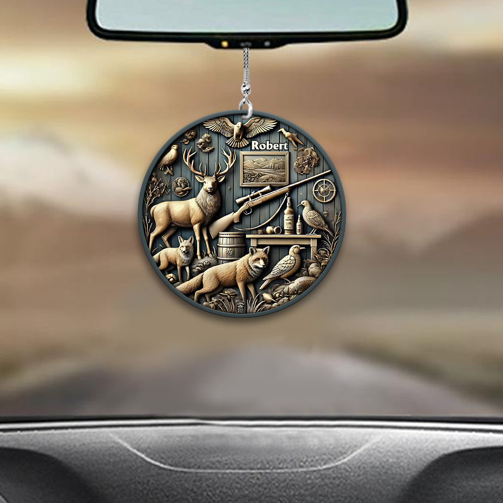 Best Hunter Ever - Personalized Hunting Car Ornament
