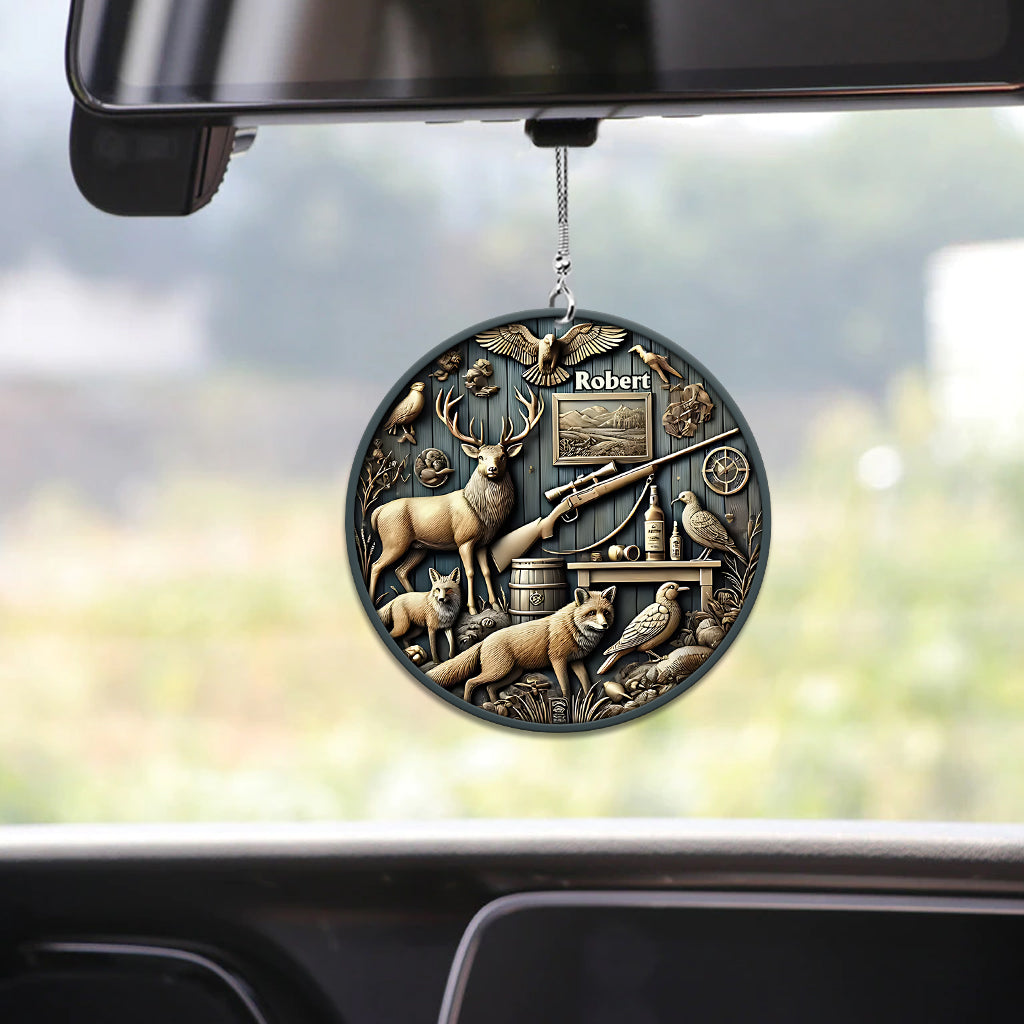 Best Hunter Ever - Personalized Hunting Car Ornament
