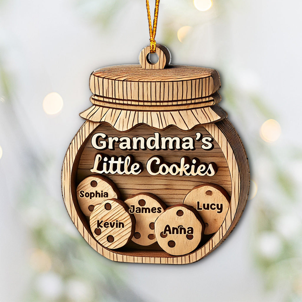 Les petits biscuits de grand-mère - Ornement personnalisé pour grand-mère