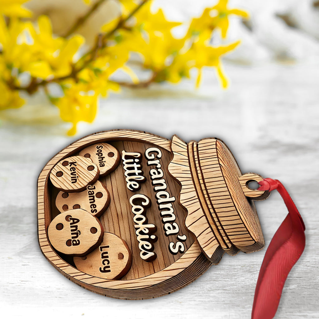 Les petits biscuits de grand-mère - Ornement personnalisé pour grand-mère