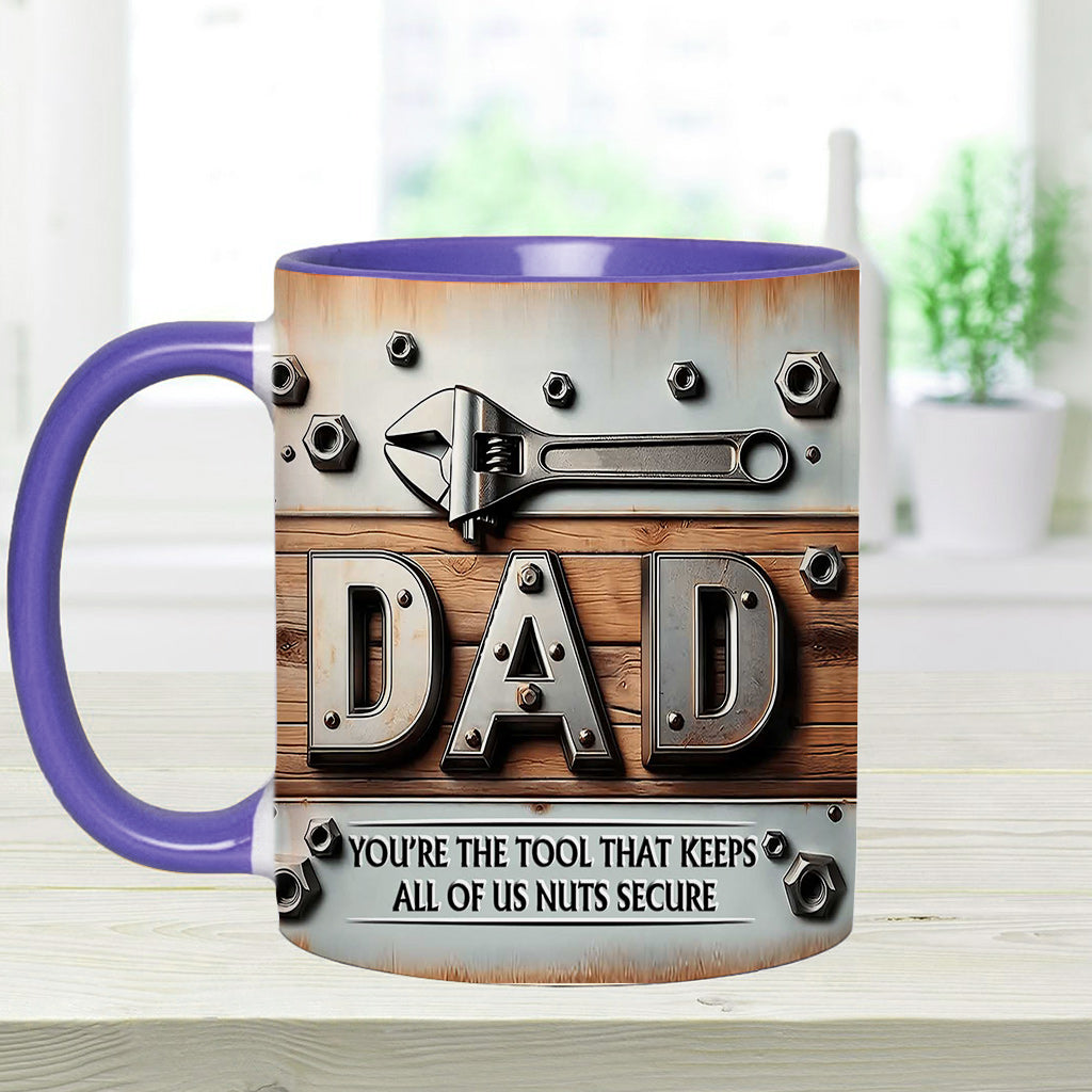 You Are The Tool - Personalized Father Accent Mug