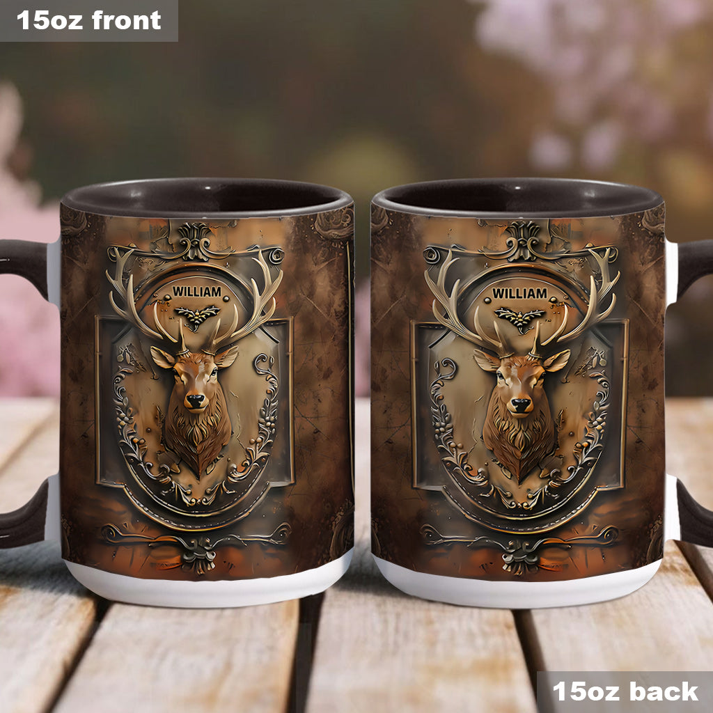 Deer Hunter - Personalized Hunting Accent Mug
