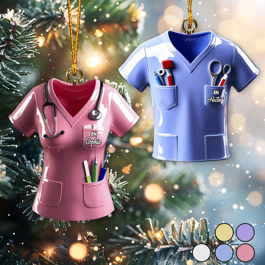 Infirmière de Noël - Ornement personnalisé pour infirmière