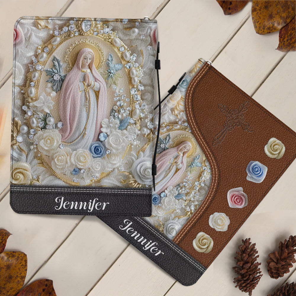 Believer - Étui à Bible en cuir chrétien personnalisé