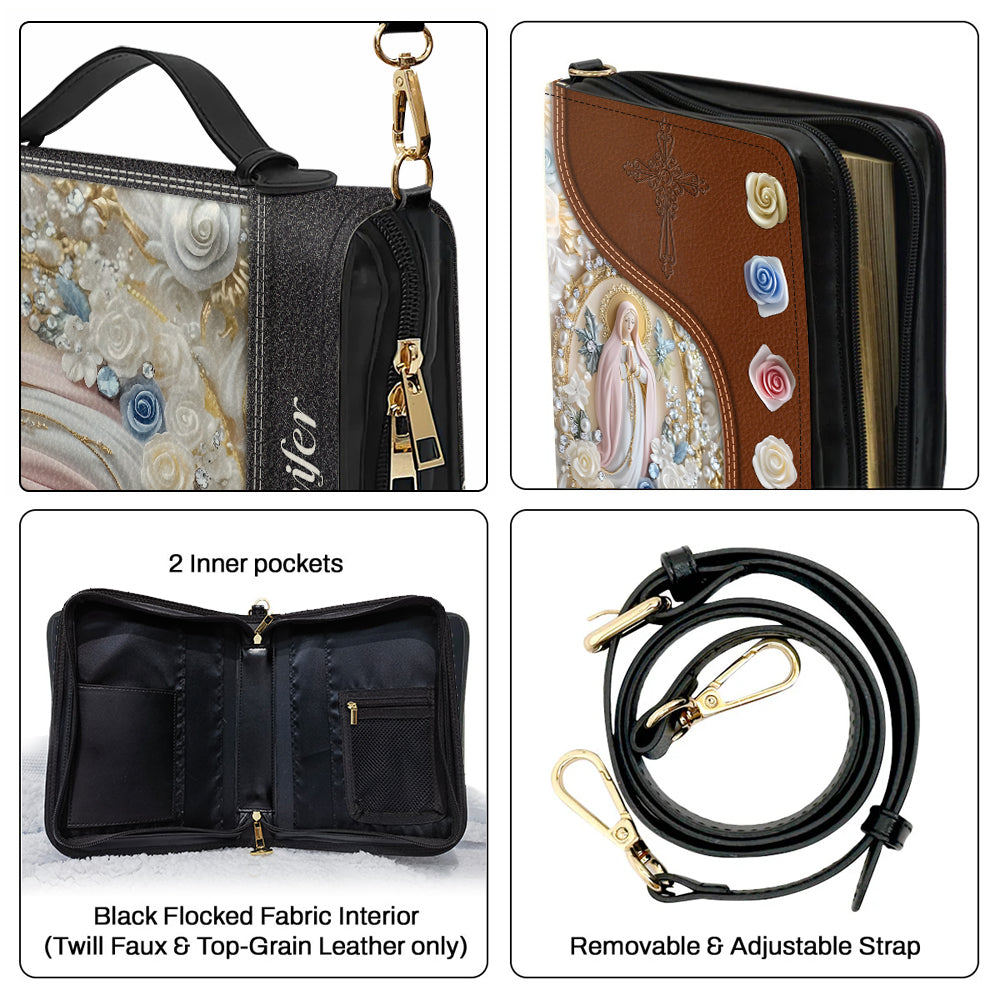 Believer - Étui à Bible en cuir chrétien personnalisé