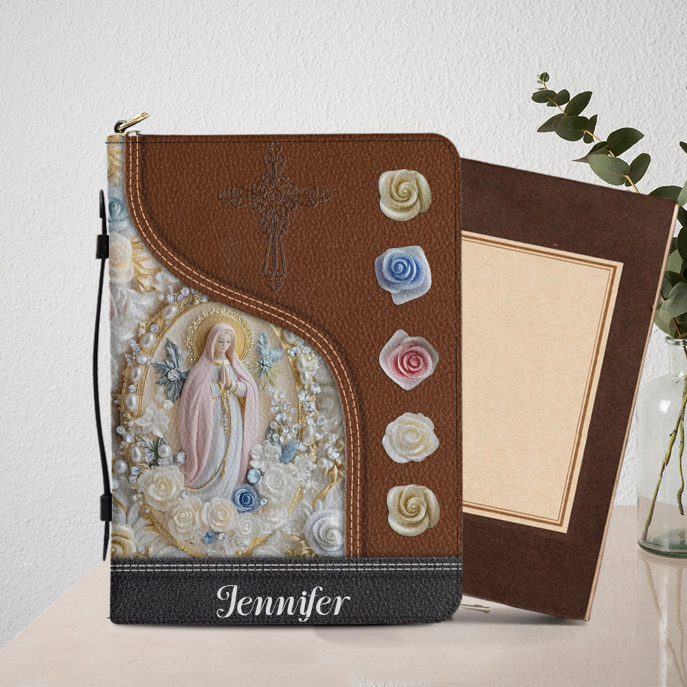 Believer - Étui à Bible en cuir chrétien personnalisé