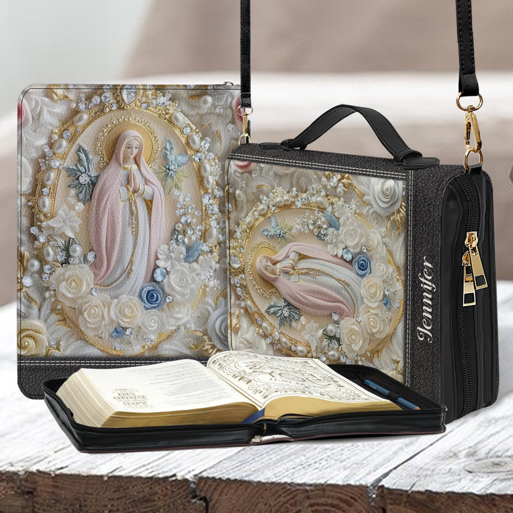 Believer - Étui à Bible en cuir chrétien personnalisé