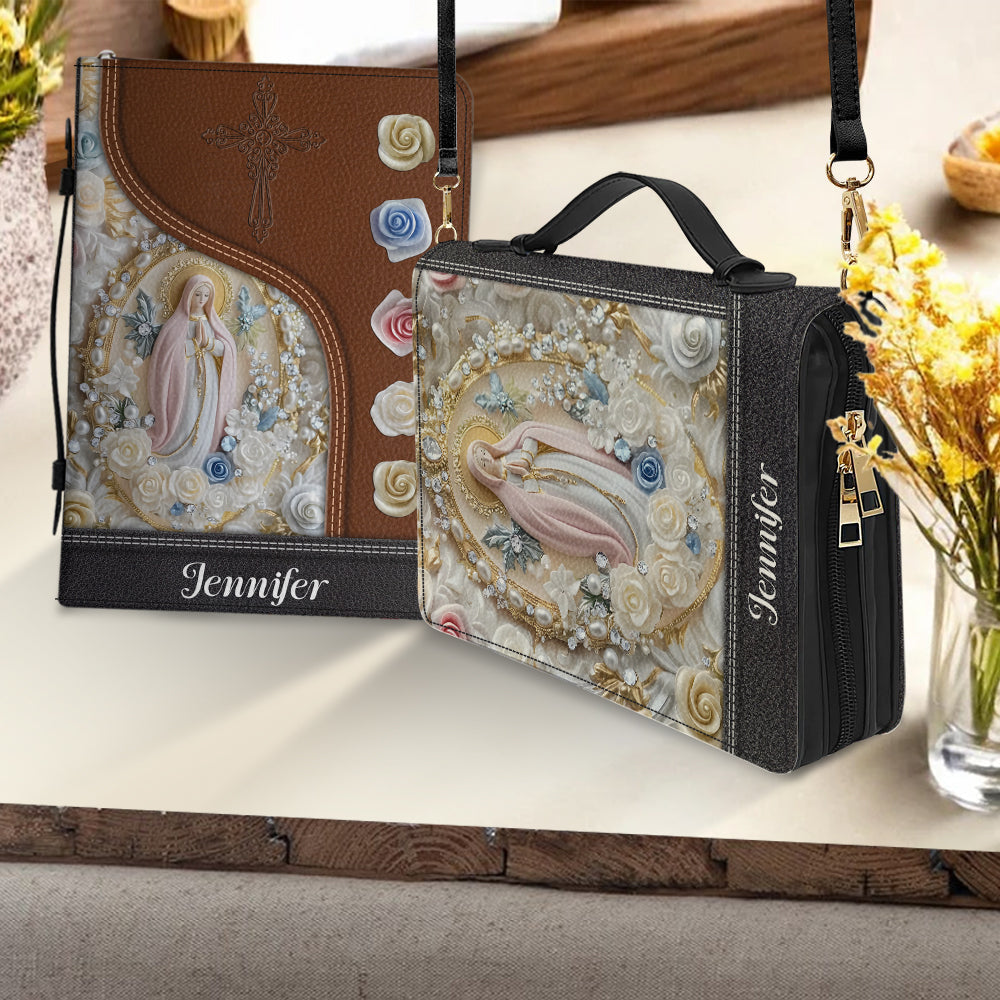 Believer - Étui à Bible en cuir chrétien personnalisé