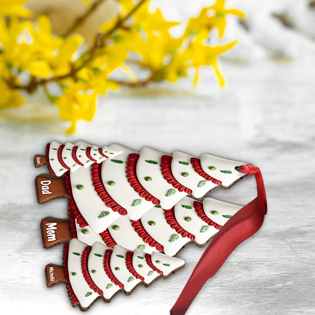 Famille de Noël - Ornement familial personnalisé