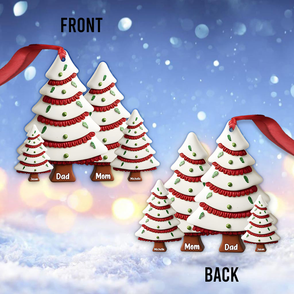 Famille de Noël - Ornement familial personnalisé