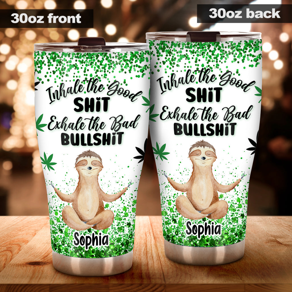 Inhalez la bonne herbe - Gobelet à herbe personnalisé