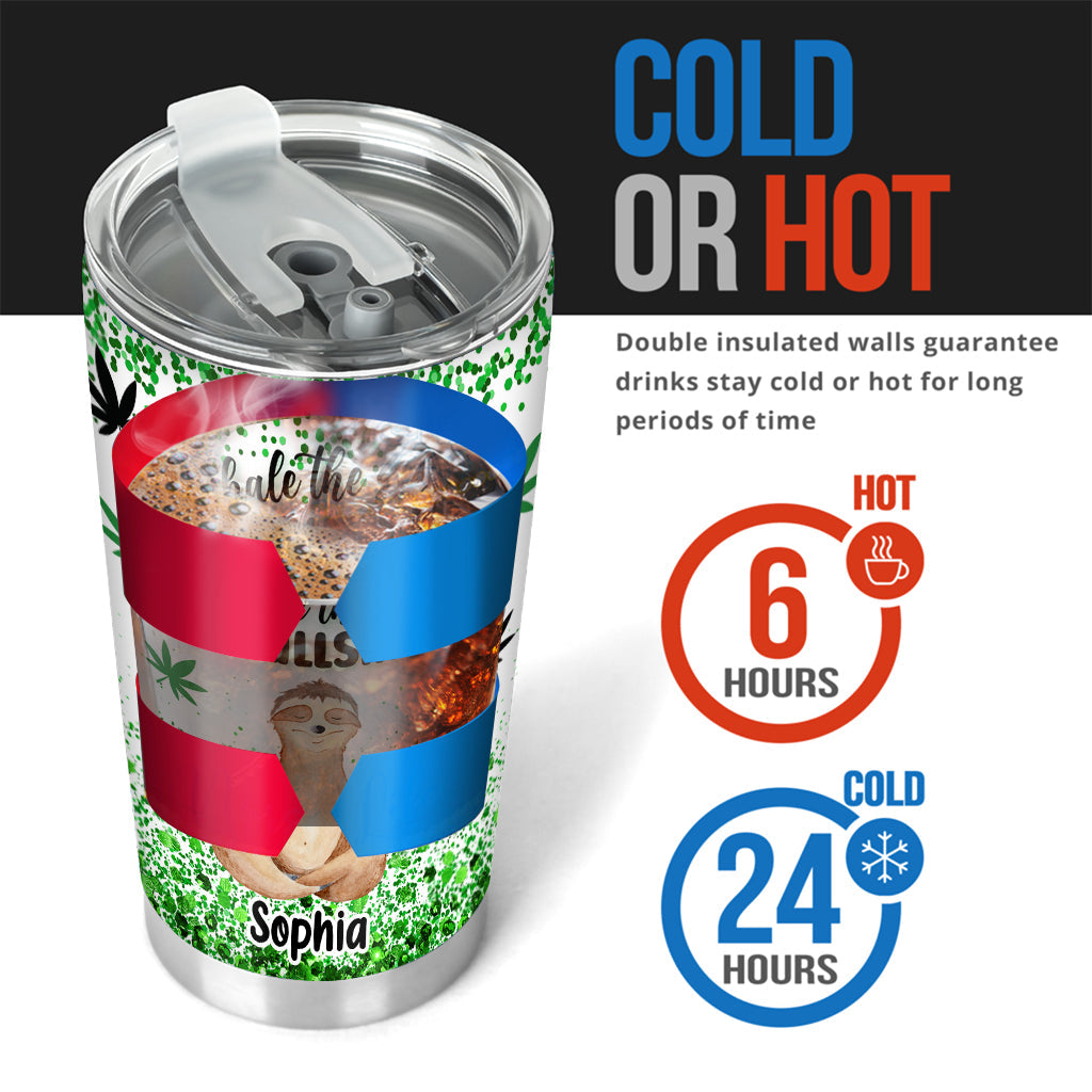 Inhalez la bonne herbe - Gobelet à herbe personnalisé