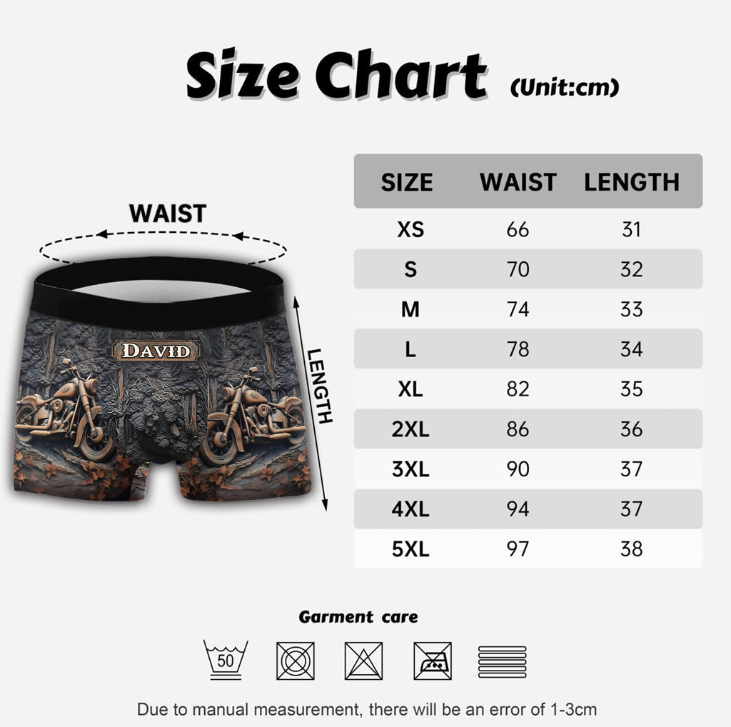 Boxers personnalisés pour motards Strong Engine
