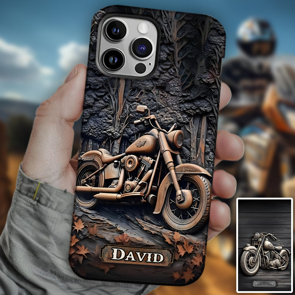 Time To Ride - Personalized Biker Full Print Phone Case