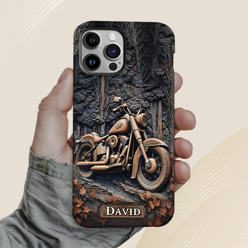 Time To Ride - Personalized Biker Full Print Phone Case