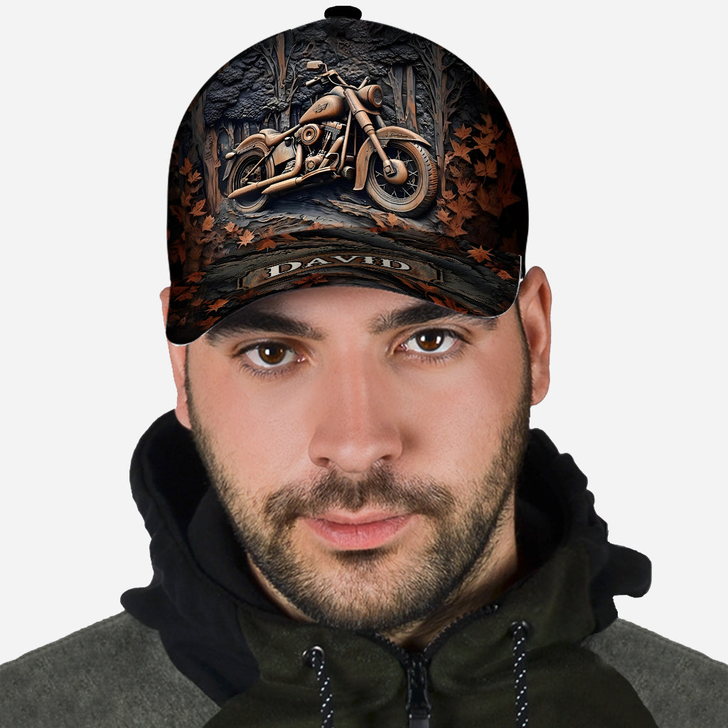 Casquette de motard classique personnalisée « Heat To Ride »