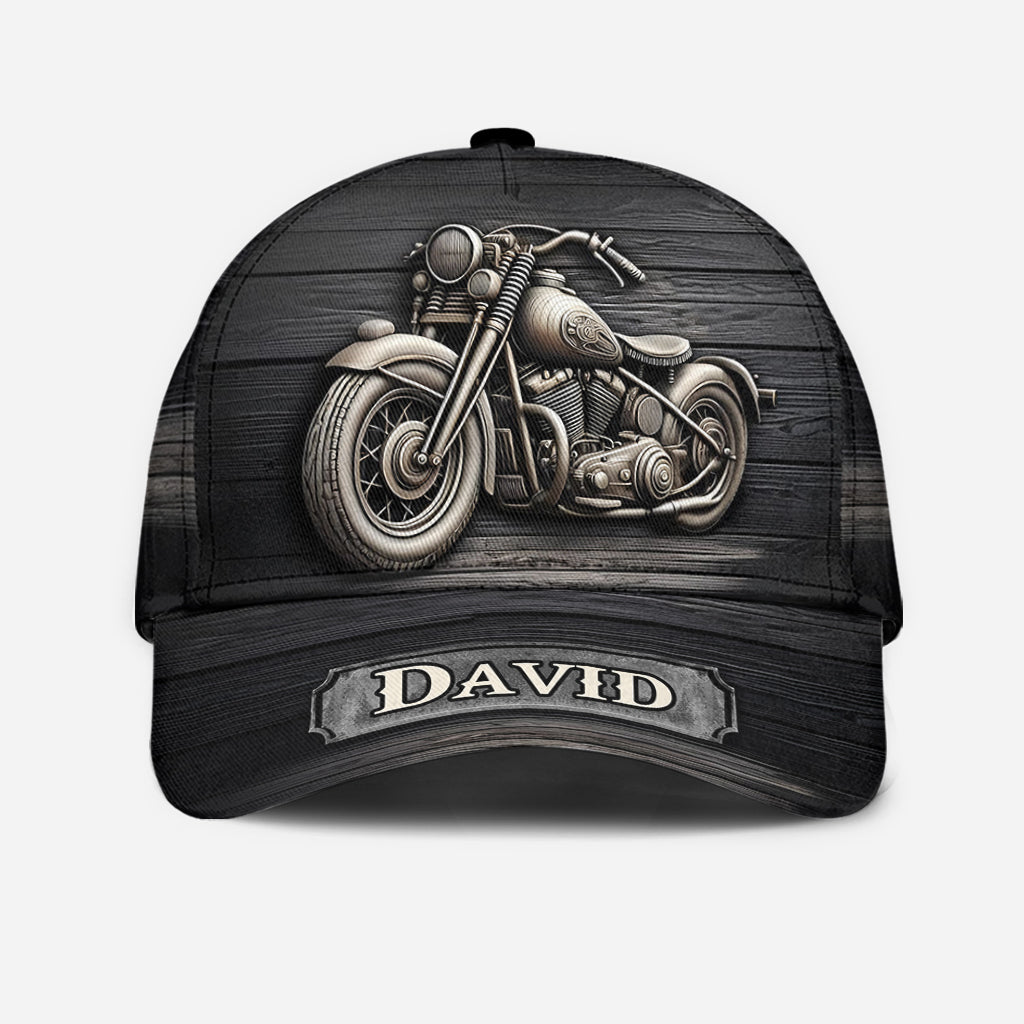 Casquette de motard classique personnalisée « Heat To Ride »