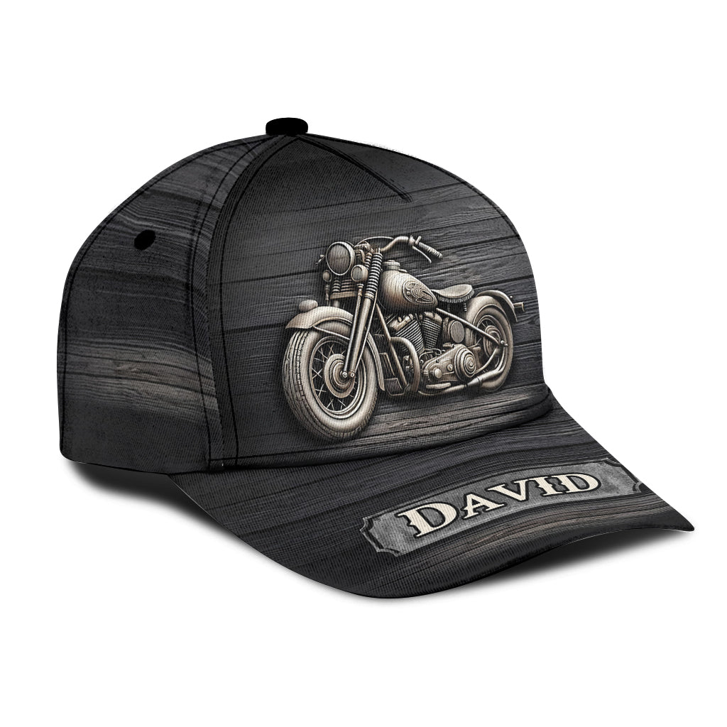 Casquette de motard classique personnalisée « Heat To Ride »