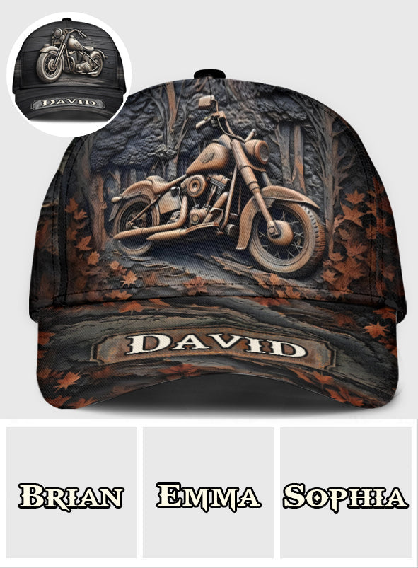 Casquette de motard classique personnalisée « Heat To Ride »