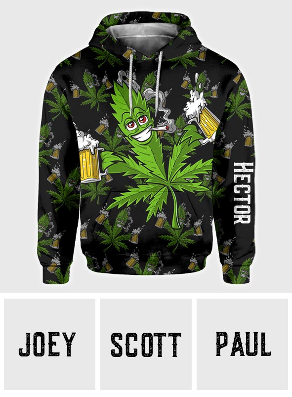 Hight Life - Personalized Weed All Over Shirt
