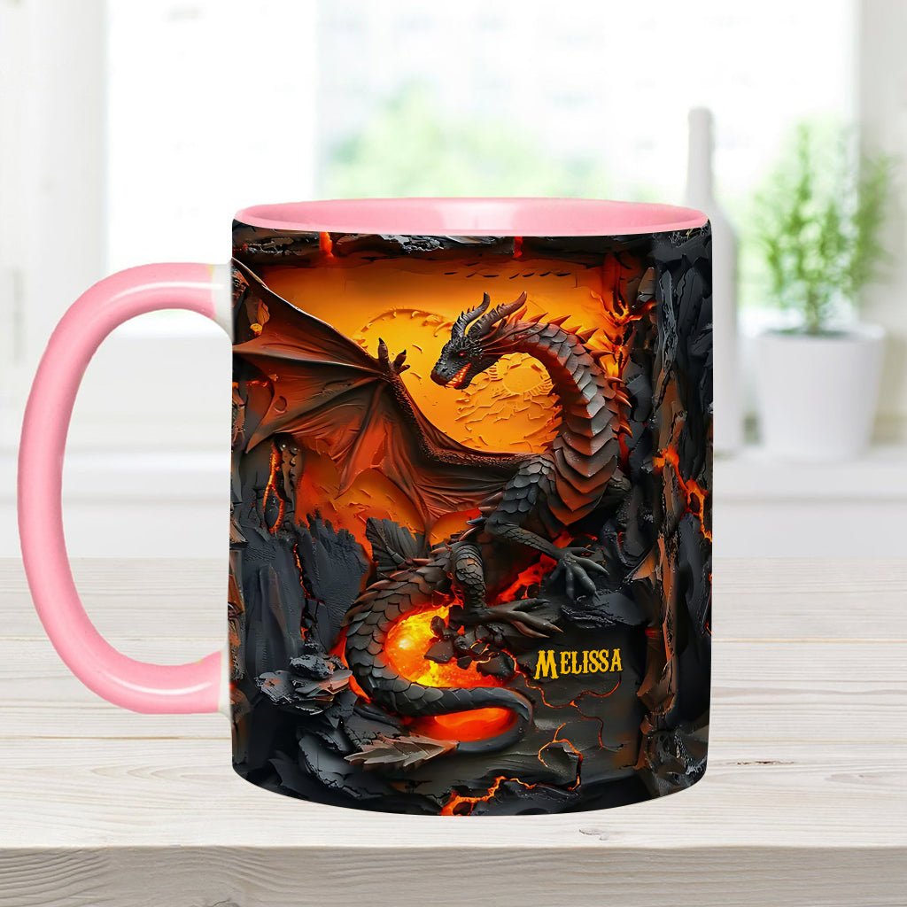 Mug personnalisé « J’adore les dragons »
