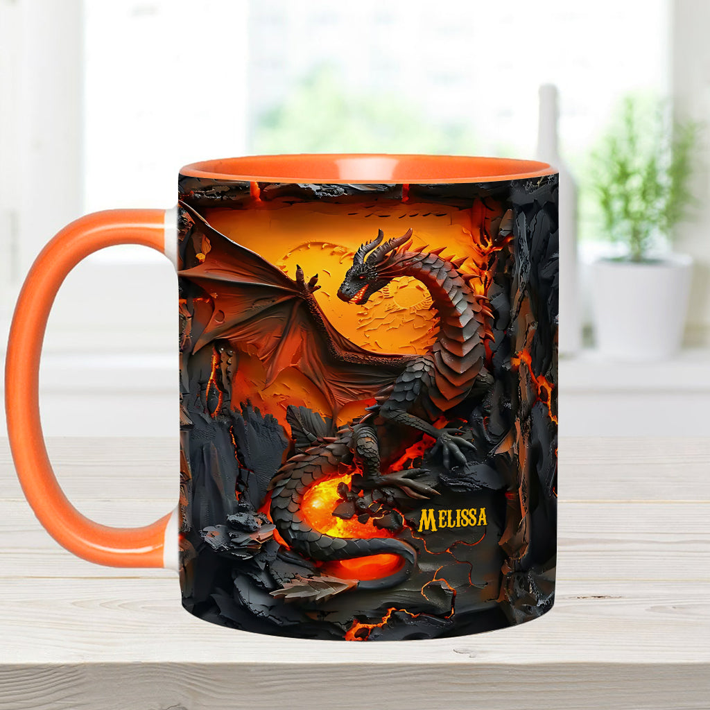 Mug personnalisé « J’adore les dragons »