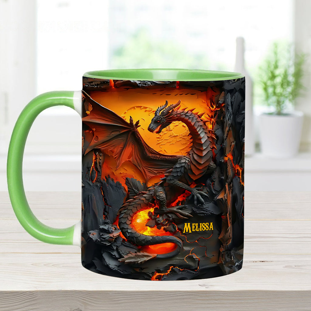 Mug personnalisé « J’adore les dragons »