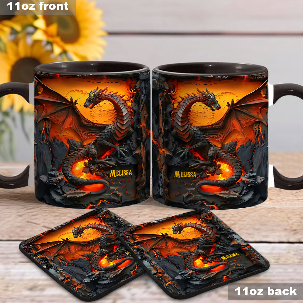 Mug personnalisé « J’adore les dragons »