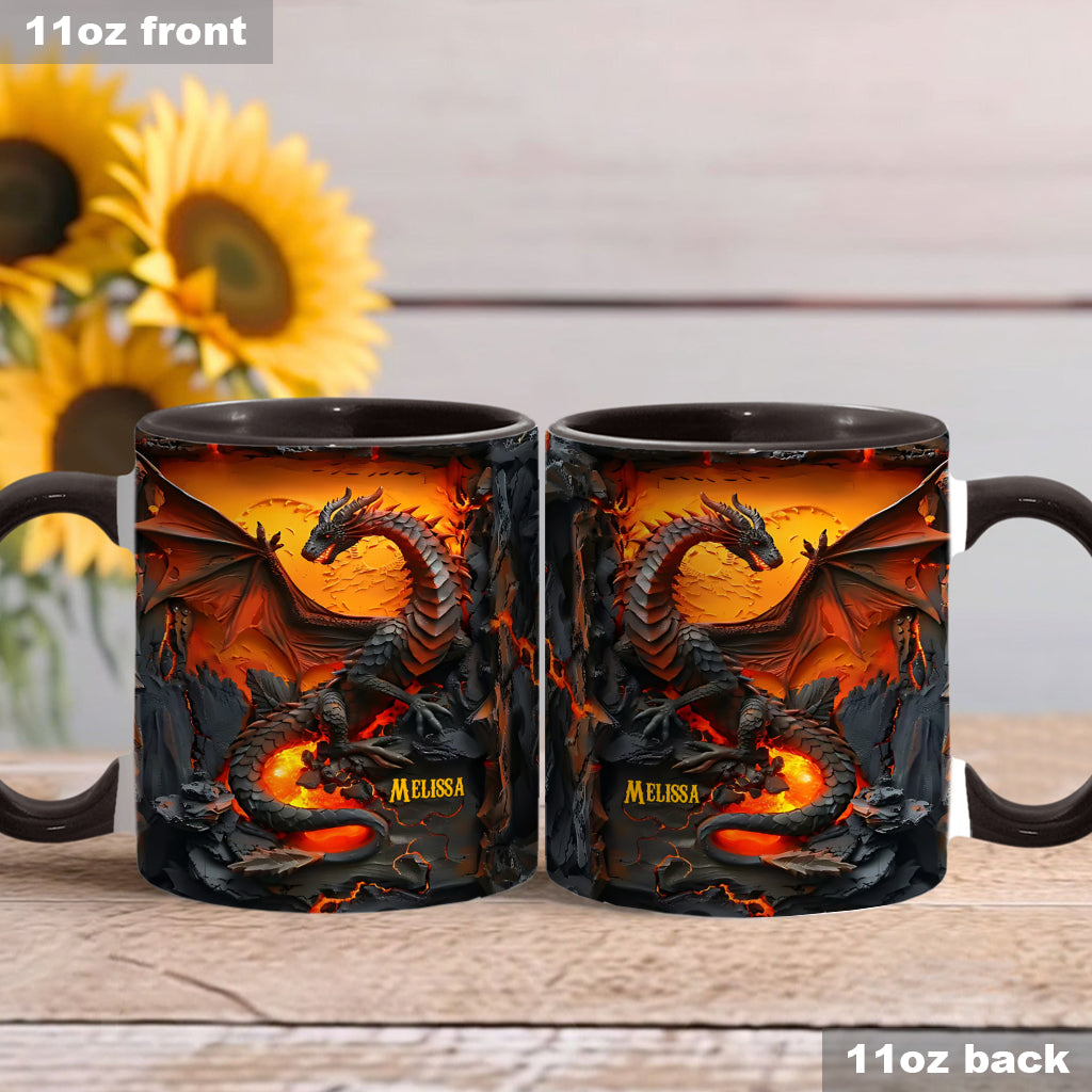Mug personnalisé « J’adore les dragons »