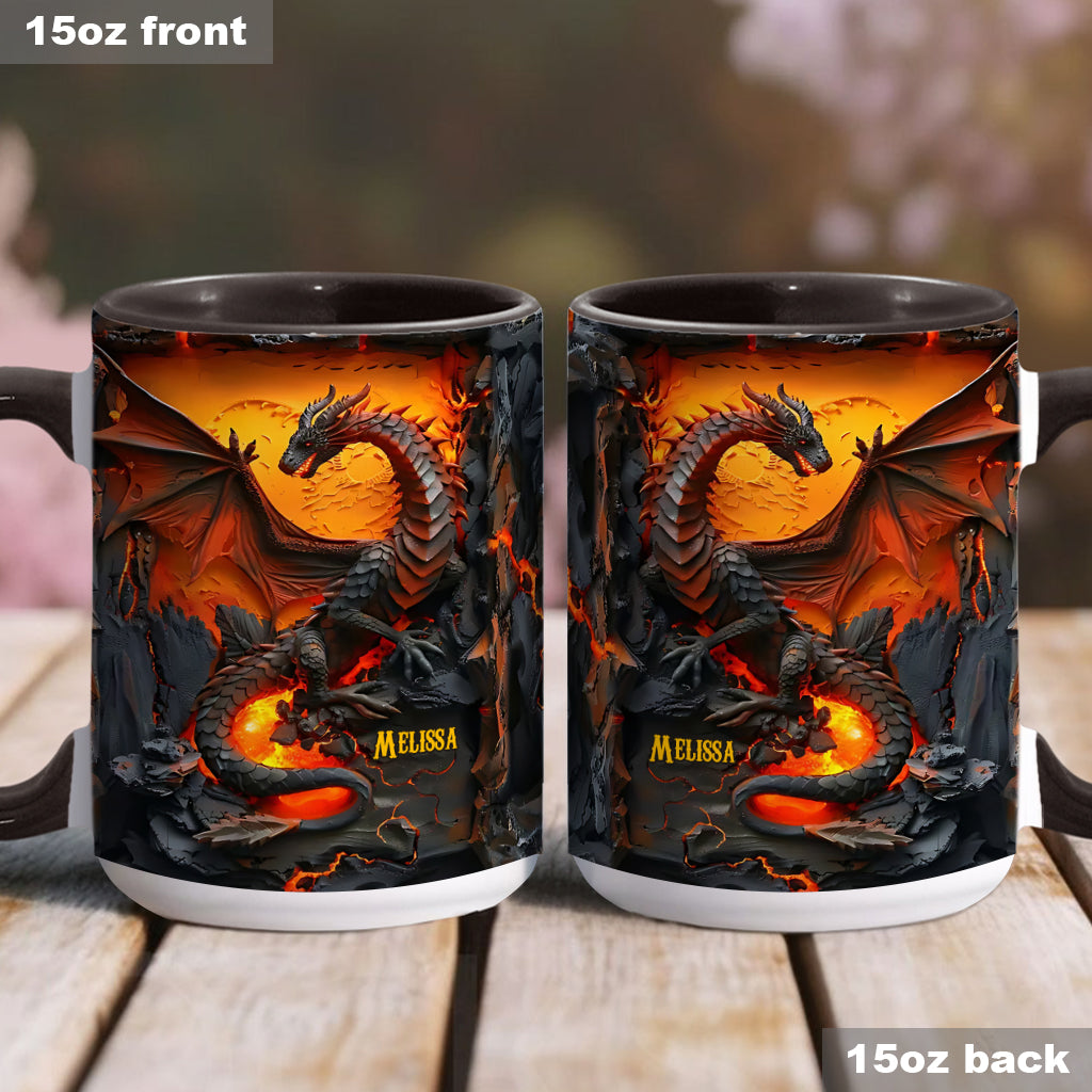 Mug personnalisé « J’adore les dragons »