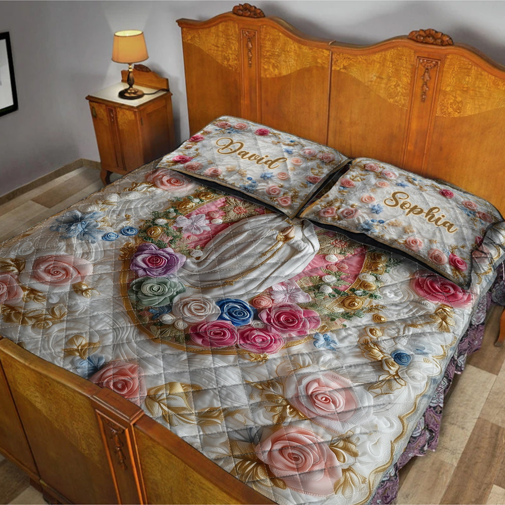 Croyant - Ensemble de courtepointe chrétienne personnalisé