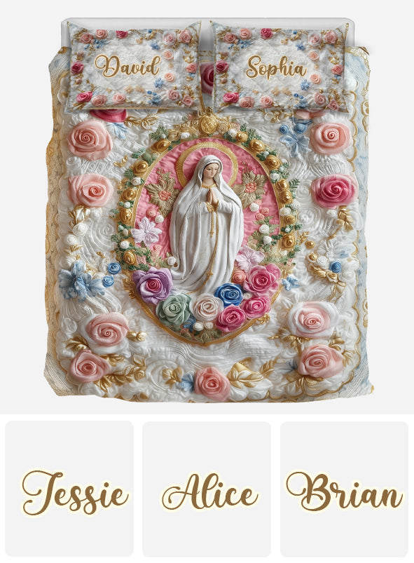 Croyant - Ensemble de courtepointe chrétienne personnalisé