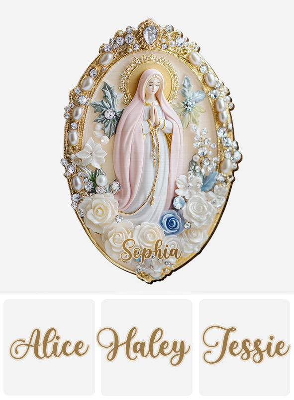 Croyant - Clip de pare-soleil de voiture personnalisé en forme chrétienne