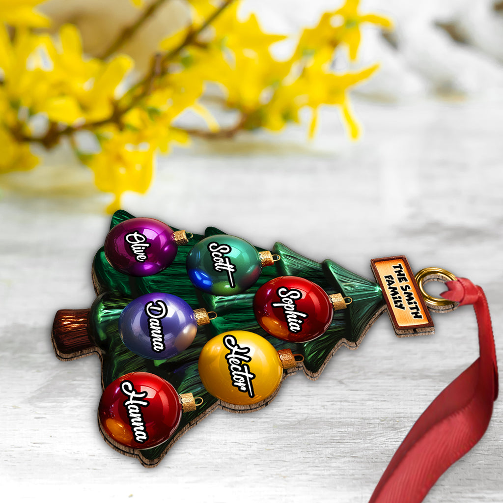 Family Tree - Personalized Family Ornament