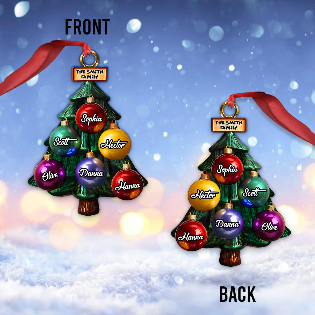 Family Tree - Personalized Family Ornament